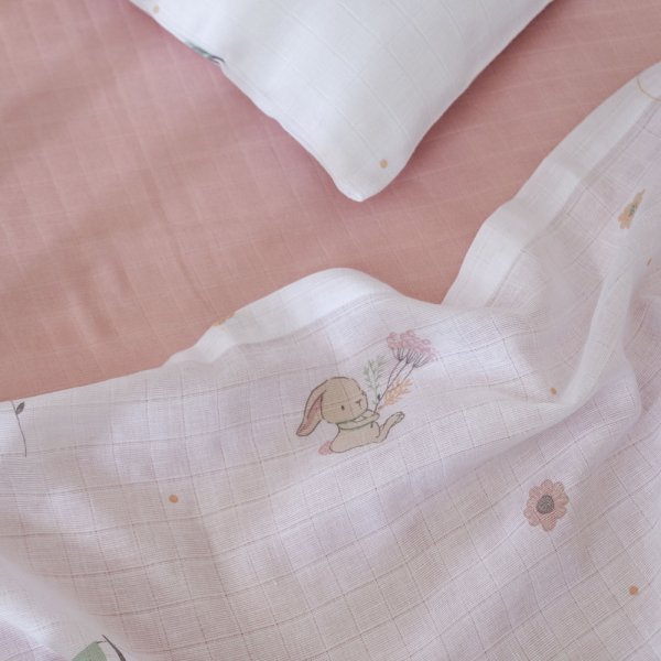 Σετ Σεντόνια Κούνιας Bunny Love Nima Kids