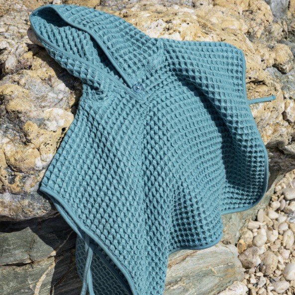 Παιδικό Πόντσο Θαλάσσης (2-4 Ετών) Spicy Petrol Nima Kids