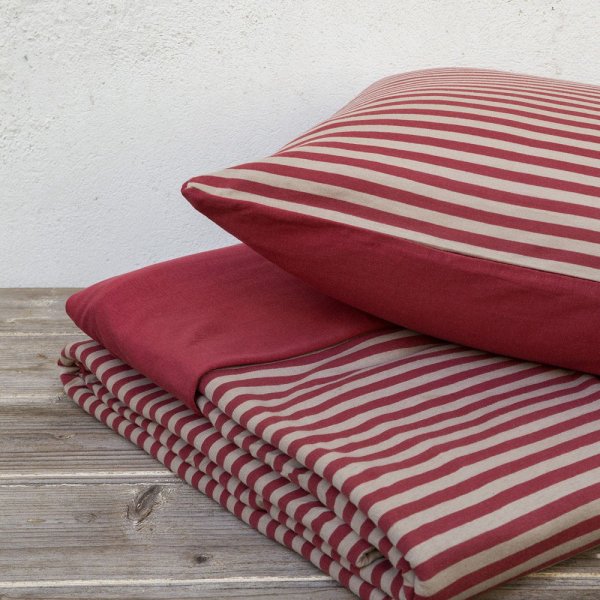 Σετ Παπλωματοθήκη Μονή Suave Terracotta Nima Home