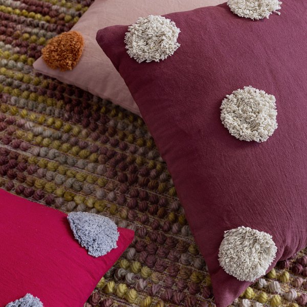 Διακοσμητικό Μαξιλάρι Borla Wine Red Nima Home