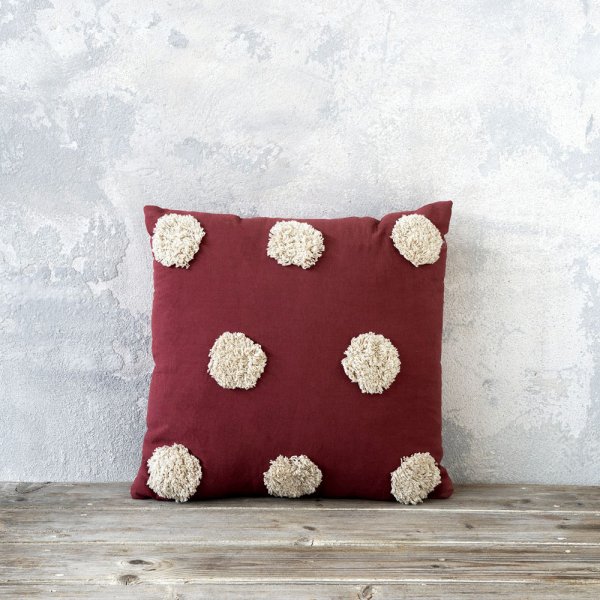 Διακοσμητικό Μαξιλάρι Borla Wine Red Nima Home