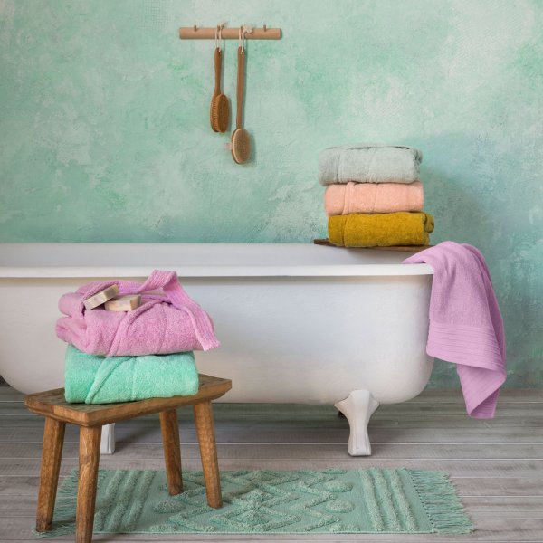 Μπουρνούζι Asana Light Gray Nima Home