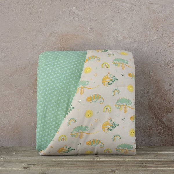 Κουβερλί Κούνιας Cute Chameleon Nima Kids