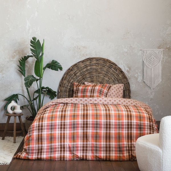 Σετ Φανελένια Παπλωματοθήκη Μονή Dakota Nima Home