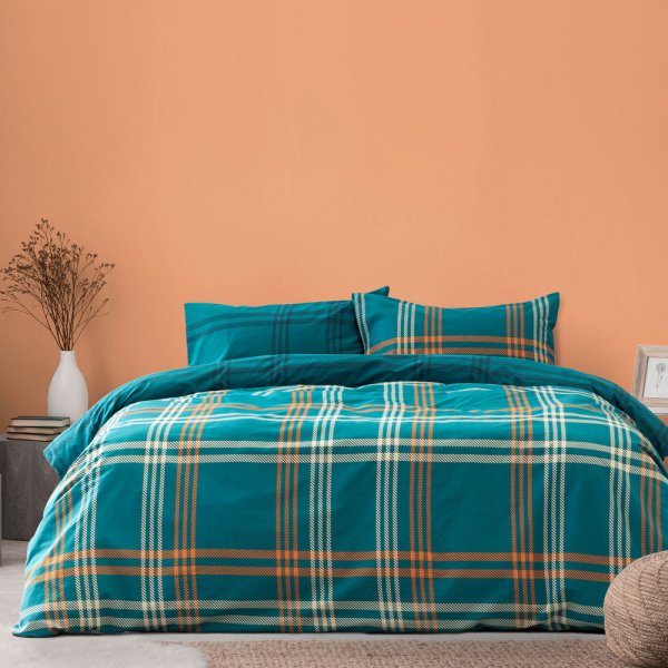 Σετ Παπλωματοθήκη Μονή Nolan Blue Kocoon