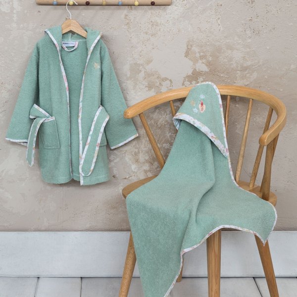 Βρεφικό Μπουρνούζι (2 Ετών) Chirp Chirp Nima Kids