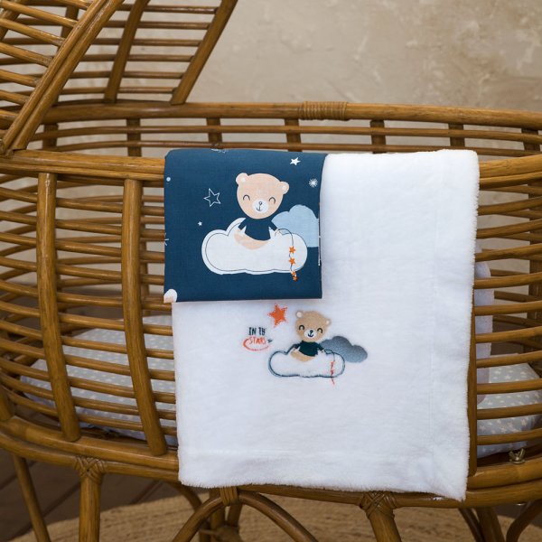 Κουβέρτα Fleece Λίκνου Nighty Night Nima Kids