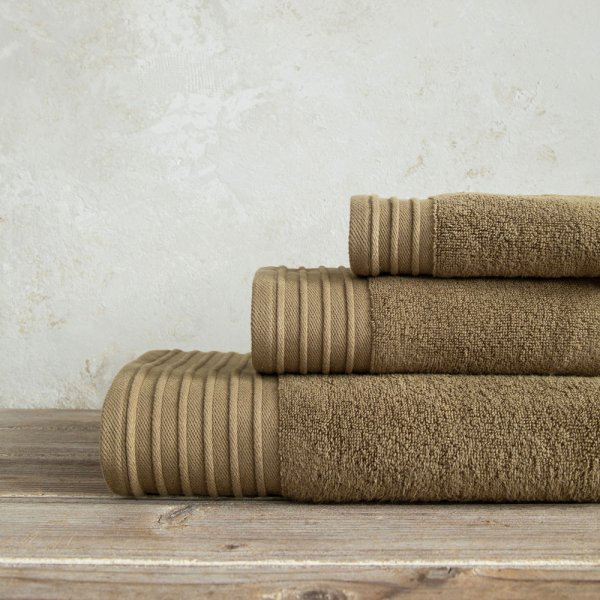 Πετσέτα Σώματος Feel Fresh Gold Brown Nima Home