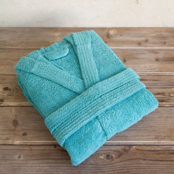 Μπουρνούζι Με Κουκούλα Molle Dark Aqua Kocoon