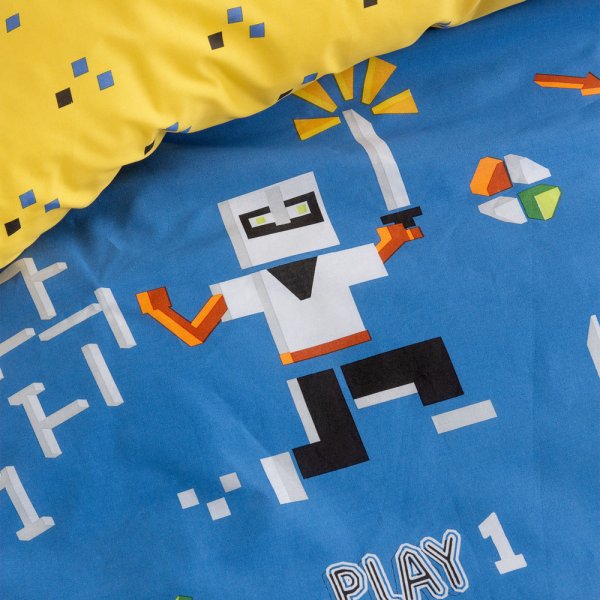 Σετ Παπλωματοθήκη Μονή Atari Nima Kids