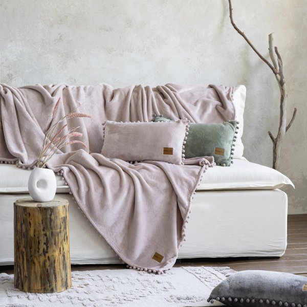 Ριχτάρι-Κουβέρτα Καναπέ Macia Nude Nima Home