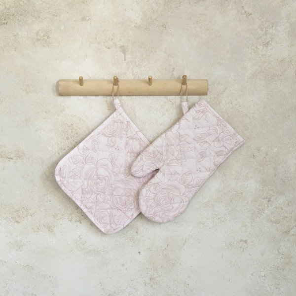 Σετ Κουζίνας (2τμχ) Roses Nima Home