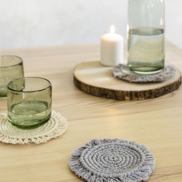 Σετ Σουβέρ (4τμχ) Florian Natural Nima Home