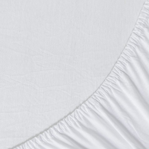 Σεντόνι Κούνιας Με Λάστιχο Jersey Tender White Nima Home