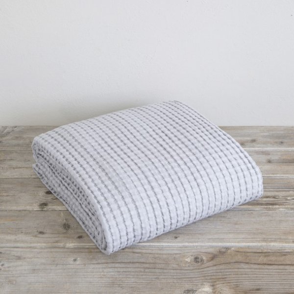 Κουβέρτα Πικέ Γίγας Comfy Light Gray Nima Hotelling