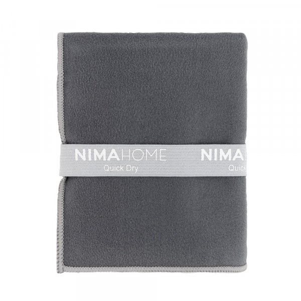 Πετσέτα Γυμναστηρίου Riva Dark Gray Nima Home