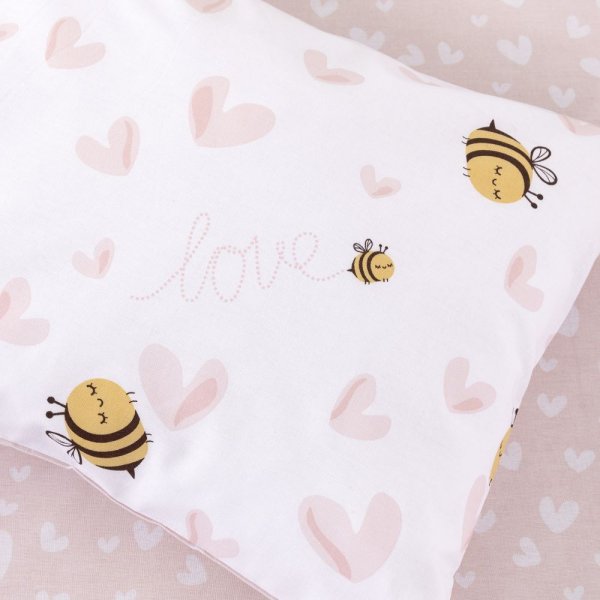 Σετ Σεντόνια Κούνιας Bee Love Kocoon