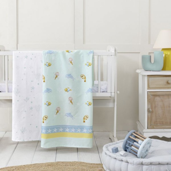 Σετ Σεντόνια Λίκνου Sea Love Nima Kids