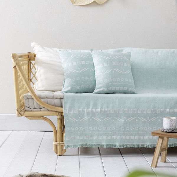 Ριχτάρι Πολυθρόνας (180x180) Raiza Petrol Nima Home