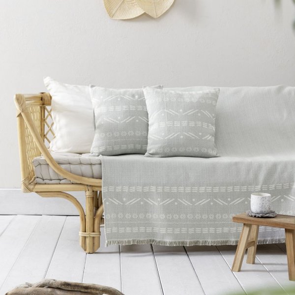 Ριχτάρι Πολυθρόνας (180x180) Raiza Gray Nima Home