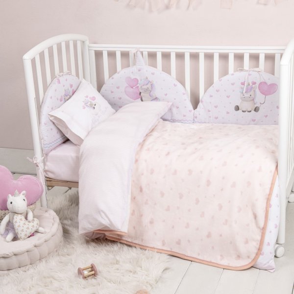 Κουβέρτα Βελουτέ Λίκνου Luni Uni Nima Kids