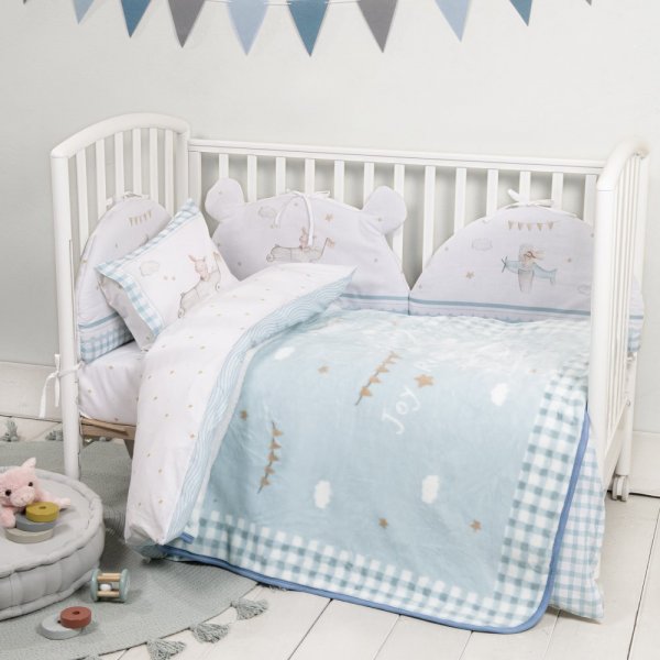 Κουβέρτα Βελουτέ Λίκνου Joy Ride Nima Kids