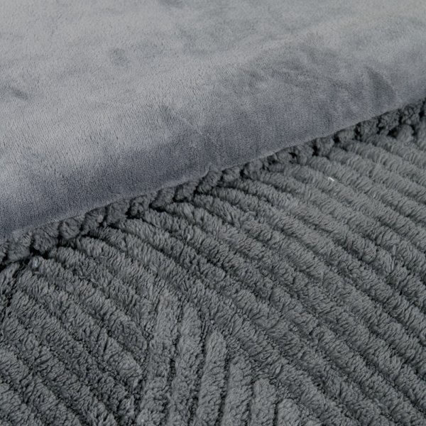 Κουβερτοπάπλωμα Γίγας Velva Dark Gray Nima Home