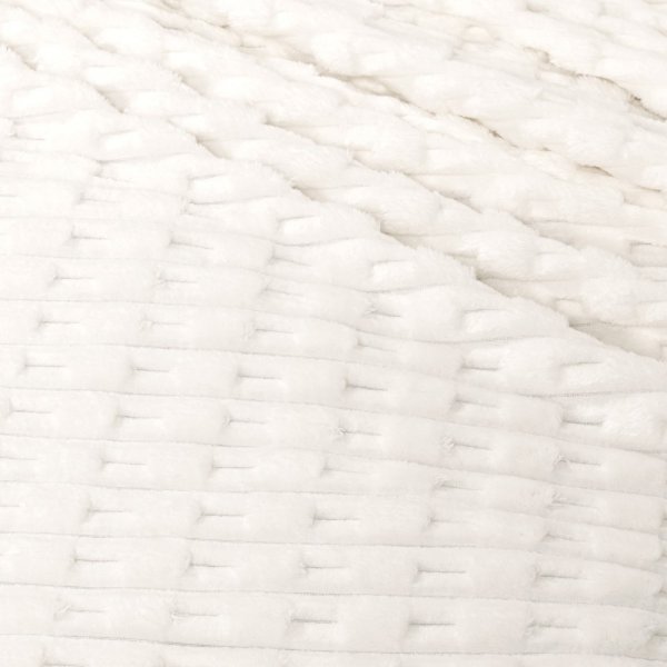 Κουβέρτα Fleece Μονή Savara Ivory Nima Home