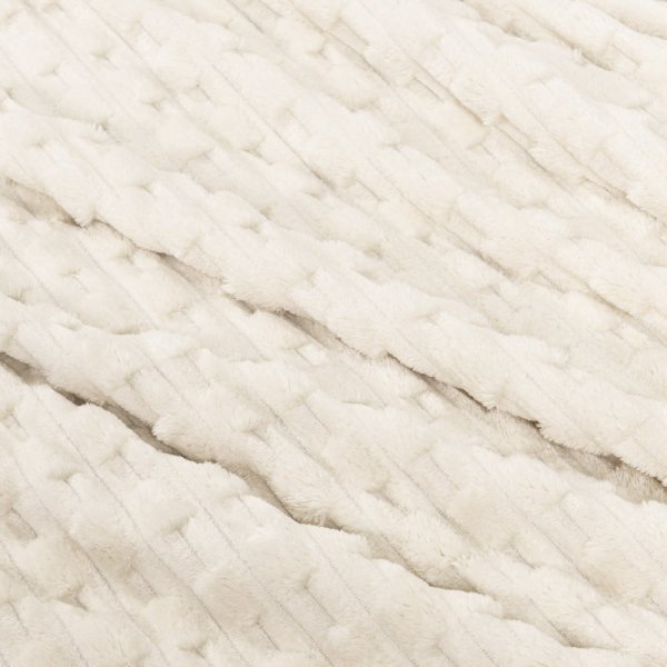 Κουβέρτα Fleece Υπέρδιπλη Savara Light Beige Nima Home