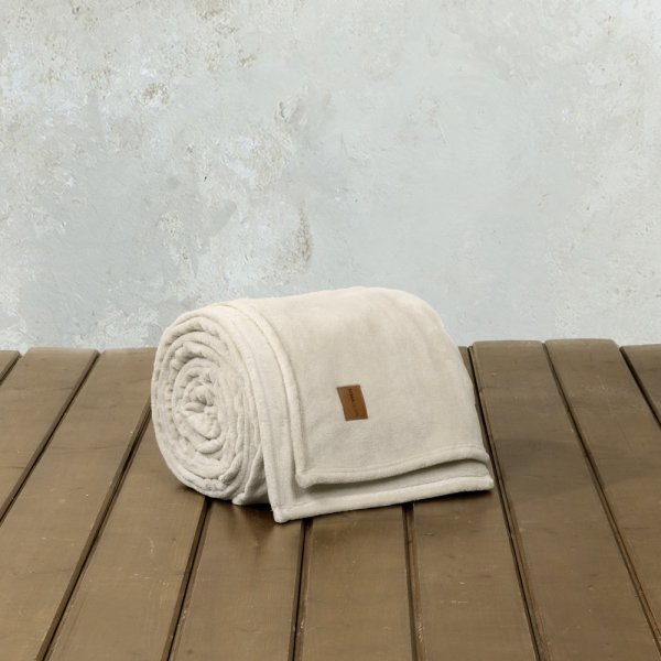 Κουβέρτα Fleece Μονή Alpa Light Beige Nima Home