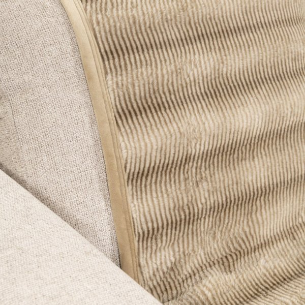 Αντιολισθητικό Ριχτάρι Τριθέσιου (180x300) Lunetta Beige Nima Home