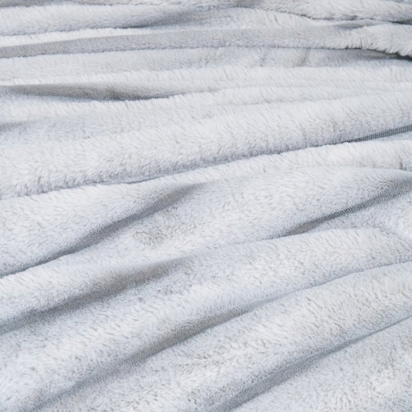 Κουβέρτα Fleece Υπέρδιπλη Carezza Light Gray Nima Home