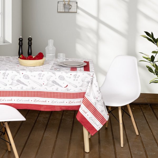 Αλέκιαστο Τραπεζομάντηλο (140x180) Supper Nima Home