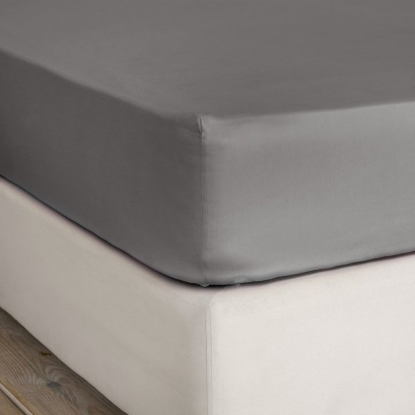 Σεντόνι Γίγας Με Λάστιχο Superior Satin Shadow Gray Nima Home