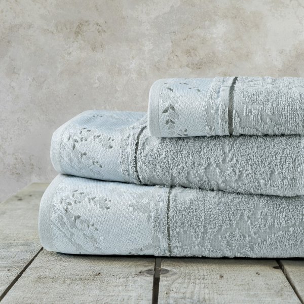 Σετ Πετσέτες Μπάνιου (3τμχ) Inverno Light Blue Nima Home