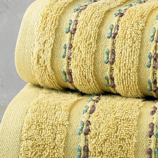 Σετ Πετσέτες Μπάνιου (3τμχ) Retour Mustard Nima Home