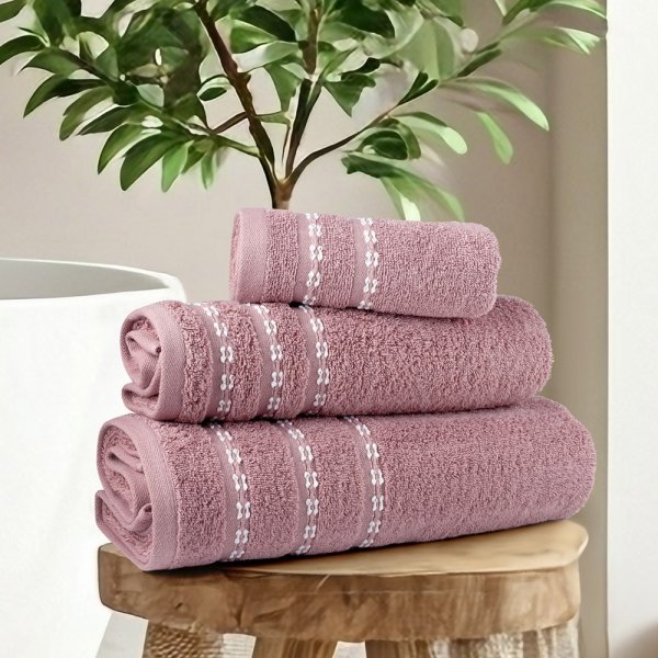 Σετ Πετσέτες Μπάνιου (3τμχ) Retour Apple Pink Nima Home