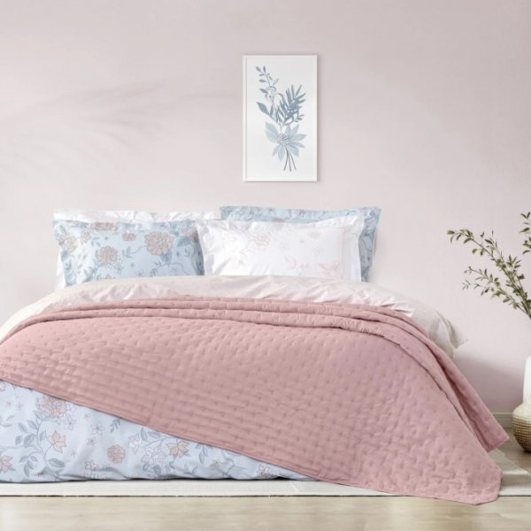 Κουβερλί Μονό Clay Apple Pink Nima Home
