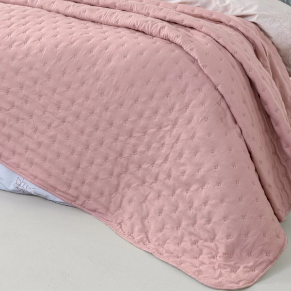 Κουβερλί Γίγας Clay Apple Pink Nima Home