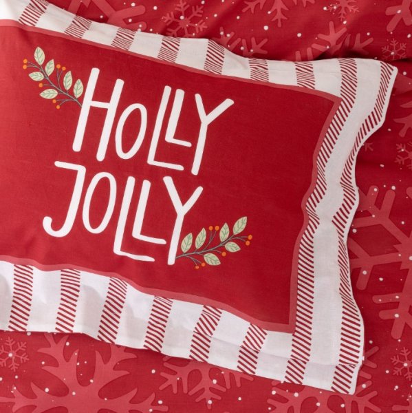 Σετ Σεντόνια Μονά Holly Jolly Nima Home