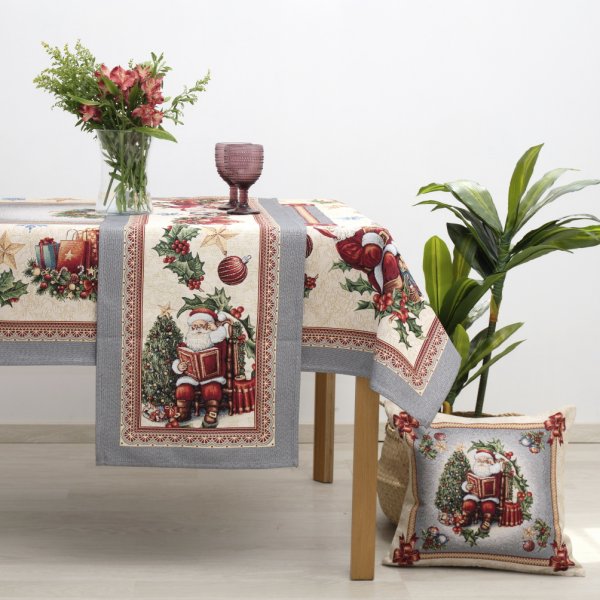 Χριστουγεννιάτικη Τραβέρσα (35x100) 8930 Silver Dimeco