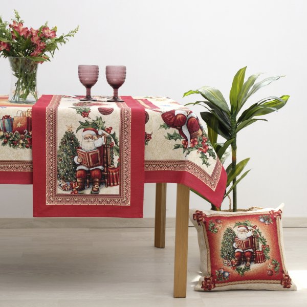 Χριστουγεννιάτικη Τραβέρσα (35x100) 8930 Red Dimeco