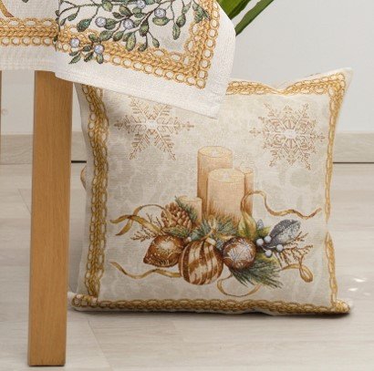 Χριστουγεννιάτικη Διακοσμητική Μαξιλαροθήκη (45x45) 8931 Dimeco