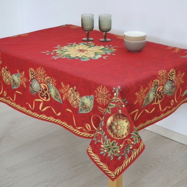 Χριστουγεννιάτικο Τραπεζομάντηλο (140x180) 8938 Dimeco