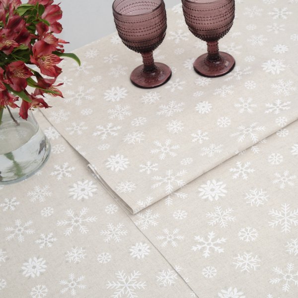 Χριστουγεννιάτικο Σουπλά 8590 Beige Dimeco