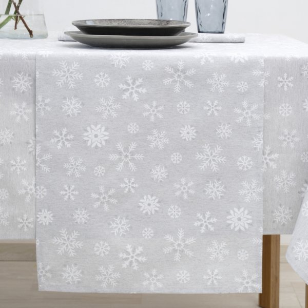 Χριστουγεννιάτικο Σουπλά 8590 Gray Dimeco