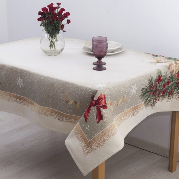 Χριστουγεννιάτικο Τραπεζομάντηλο (140x140) 8939 Dimeco
