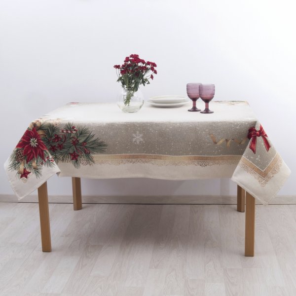 Χριστουγεννιάτικο Τραπεζομάντηλο (140x180) 8939 Dimeco