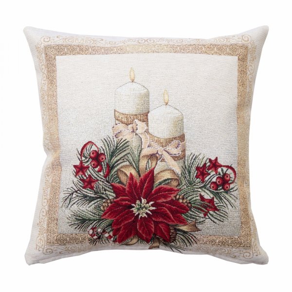 Χριστουγεννιάτικη Διακοσμητική Μαξιλαροθήκη (45x45) 8939 Dimeco