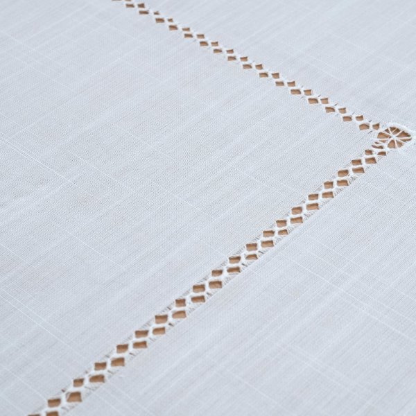 Σετ Τραπεζομάντηλο (165x220) + Πετσέτες 4002 Off White Dimeco